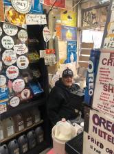 <b>Ray Alvarez was back on the job at Ray’s Candy Store on Avenue A in the East Village only days after he was assaulted by two thugs back in Jan. 2023.</b> Photo: Keith J. Kelly