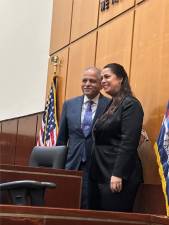 Rowan Wilson, Chief Justice of the NYS Court of Appeals, was among the speakers at the induction ceremony of Allison Greenfield, one of six new civil court judges in Manhattan elected in November. She officially takes office on Jan. 1.