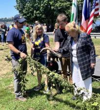 <b>This is the goat’s fifth year in a row clearing invasive plants from Riverside Park. This summer, they are taking their invaluable contributions uptown to West 143rd St.</b>