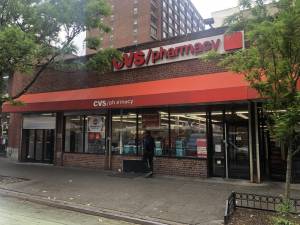 The exterior of the CVS store at 253 First Ave. in Downtown Manhattan.