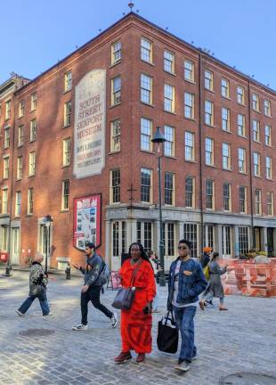 South Street Seaport Museum exterior, November 2, 2024.