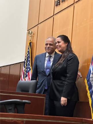 Rowan Wilson, Chief Justice of the NYS Court of Appeals, was among the speakers at the induction ceremony of Allison Greenfield, one of six new civil court judges in Manhattan elected in November. She officially takes office on Jan. 1.