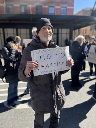 B. Wurz, from the Lower East Side, said he is worried that the USA is heading toward fascism.