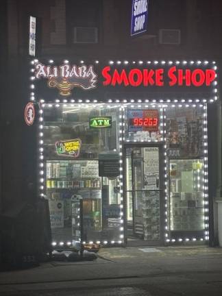 Regulators say there are nearly 3,000 unlicensed smoke shops across the five boroughs. This shop is in the East Village.