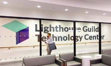 A view of the Technology Center at Lighthouse Guild, which will receive $100,000 over the next four years