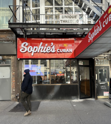 A baby was found dead in Sophie’s Cuban Cuisine in Lower Manhattan.