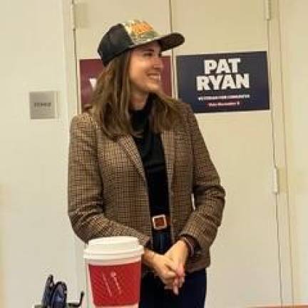 Layla Law Gisiko, a Democratic leader from Assembly District 75 in Chelsea, joined other city politicians on the campaign trail campaigning for Congressman Pat Ryan in Kingston in the weeks before the election.