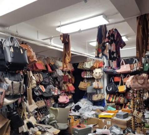 Authorities raided this counterfeit storage facility in Manhattan, where approximately 219,000 counterfeit bags, clothes, shoes, and other luxury products were found. (Photo: U.S. Attorney’s Office)