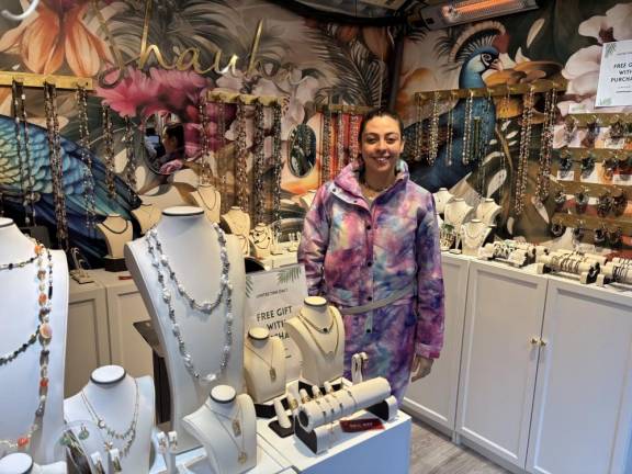 Paola Saenz, from Columbia, said she was devastated by the news of the fire on Dec. 9. Now that she’s able to reopen she’s hoping for a rush of customers leading up to Christmas in the shops in the Herald Holiday Market just outside of Macy’s