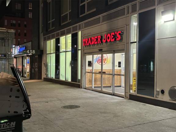 The fatal stabbing on June 23 took place only steps away from a popular Trader Joe’s outlet on E. 14th St. Photo: Keith J. Kelly