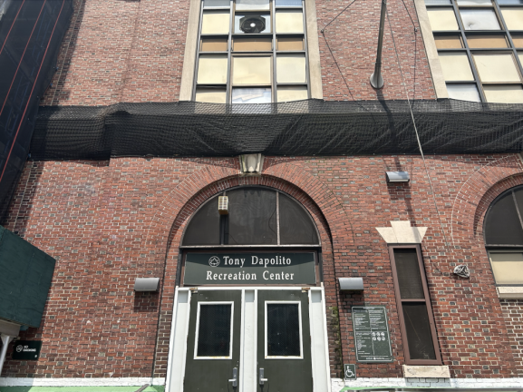 <b>The entrance to the rec center has been locked to members since 2021. </b>