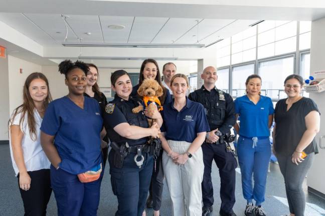 To celebrate his full recovery, Rocket’s rescue team reunited July 17 to play with him before his expected adoption, just days away.