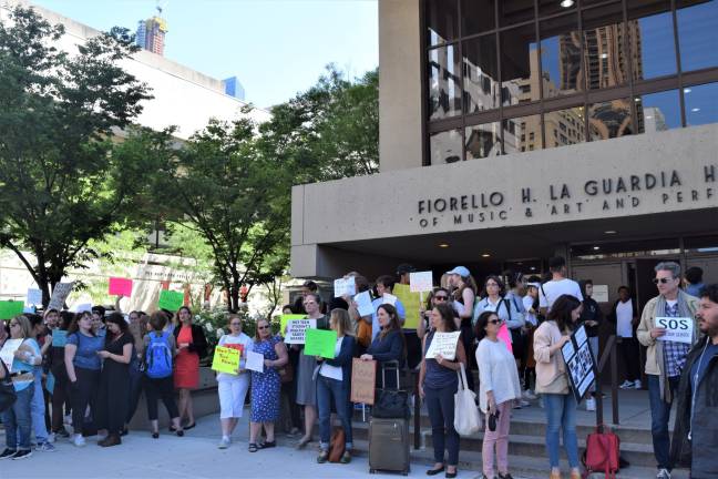 The balance between arts and academic curriculum at LaGuardia High School is at the heart of a dispute that sparked student protests at the renowned&#xa0;conservatory-style school. Photo: Michael Garofalo