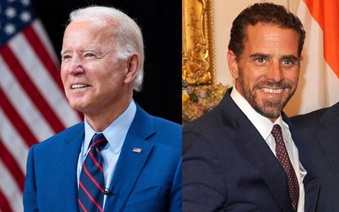 Joe Biden (left) generated controversy by pardoning son Hunter who had pleaded guilty to tax evasion and was convicted for lying about being a drug addict on a federal gun application form. Hunter could have faced prison time.