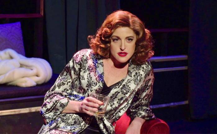 Jessica Sherr has been described as “sexy and sultry” in her one-woman play about Bette Davis at the Triad Theater, 158 W. 72nd St. Photo: Courtesy Jessica Sherr