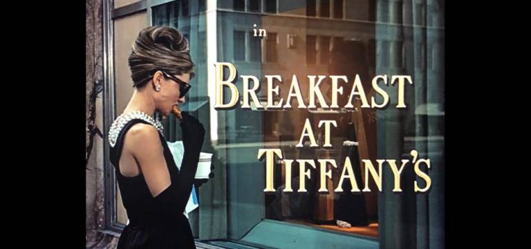 The opening scene of <i>Breakfast at Tiffany’s</i>.